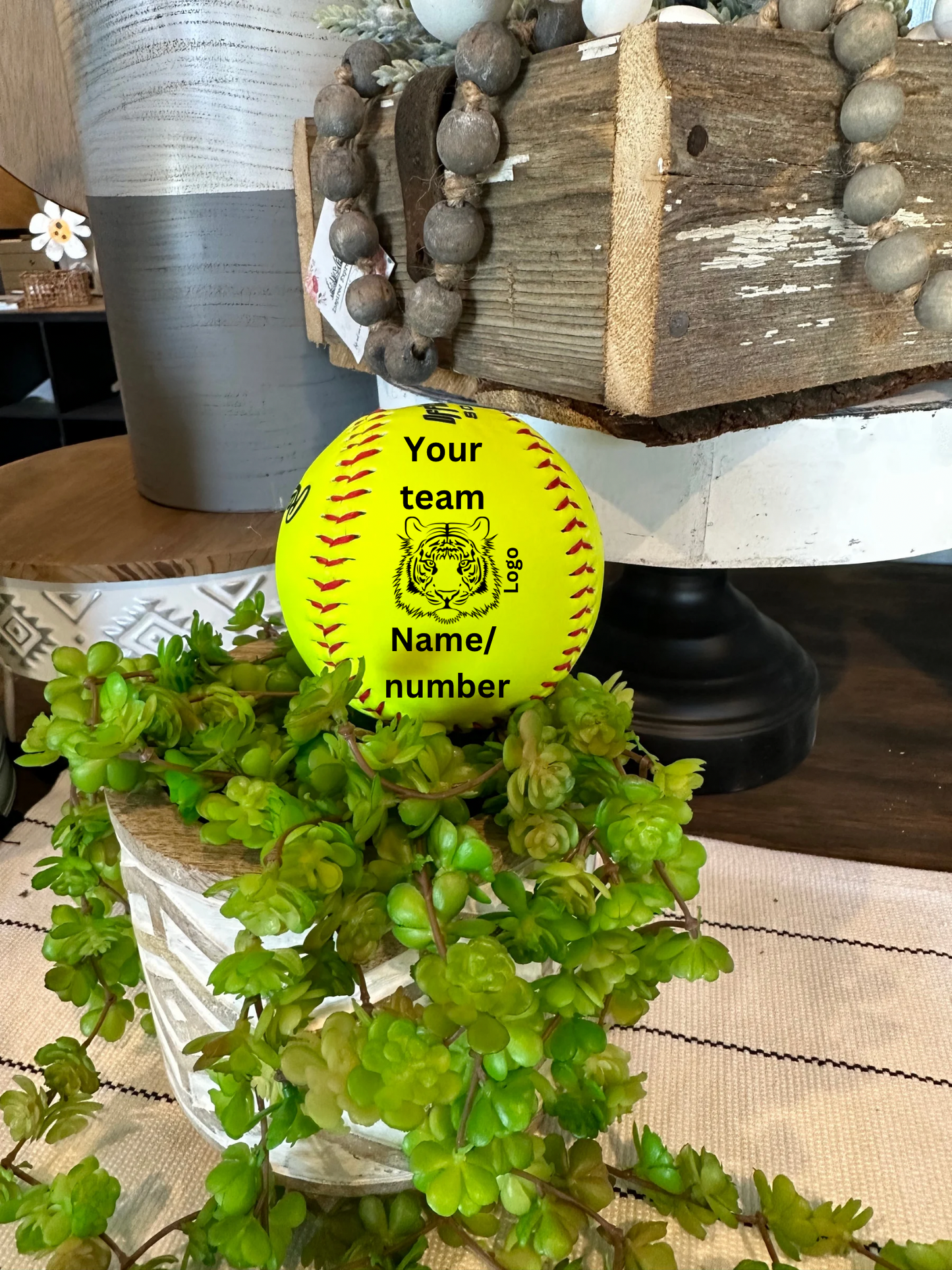 Custom Engraved Softball