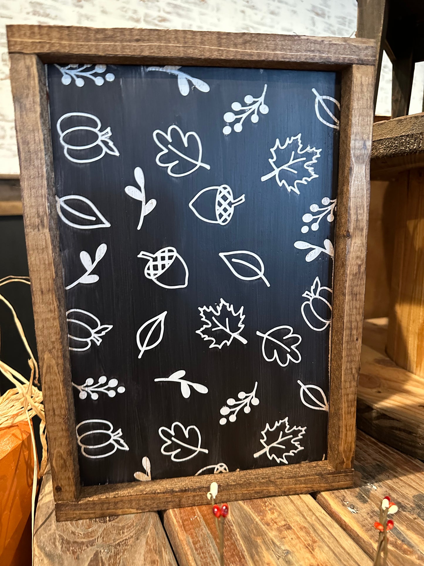 Fall Pattern Sign