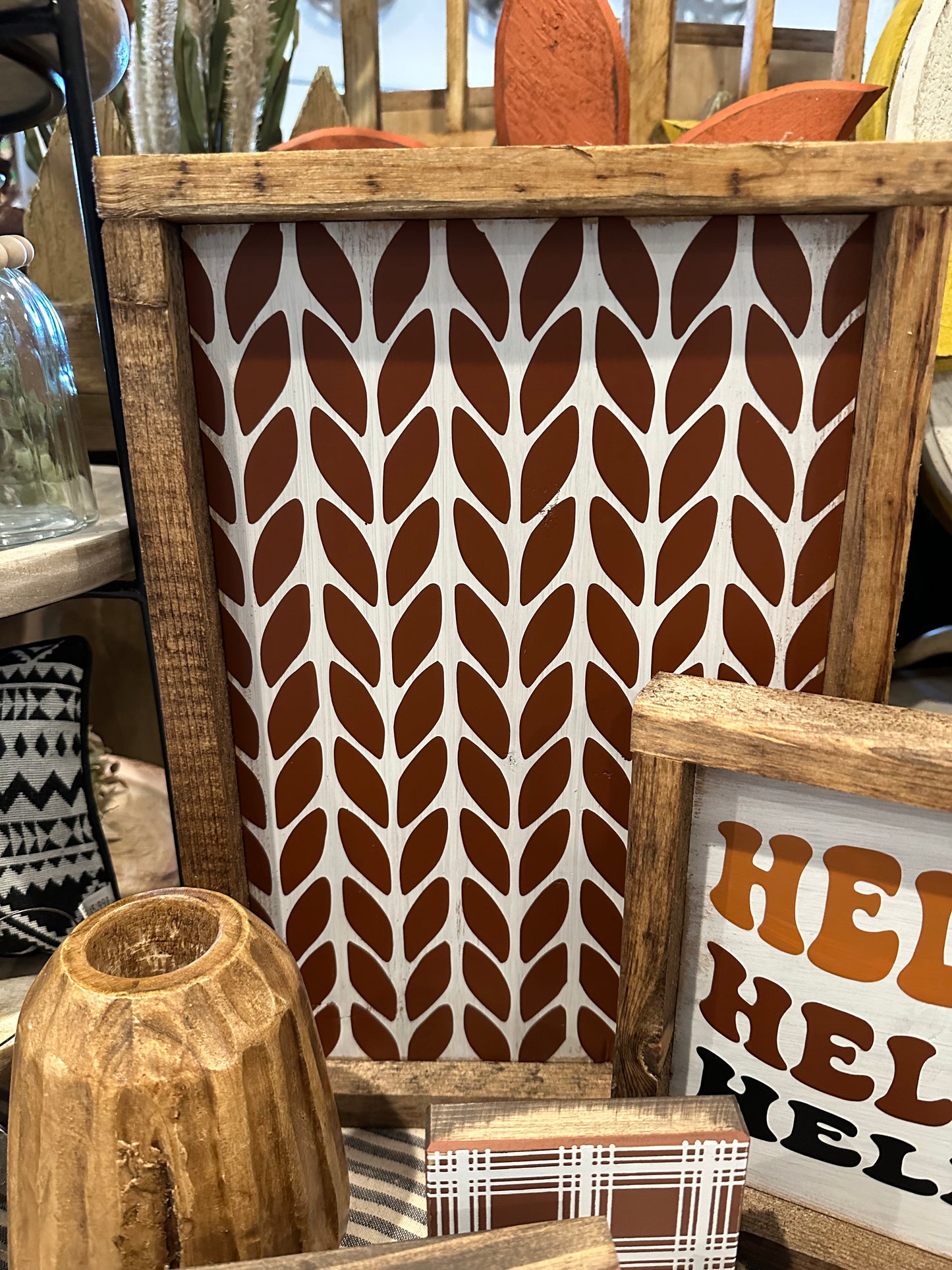 Cable Knit Pattern Sign