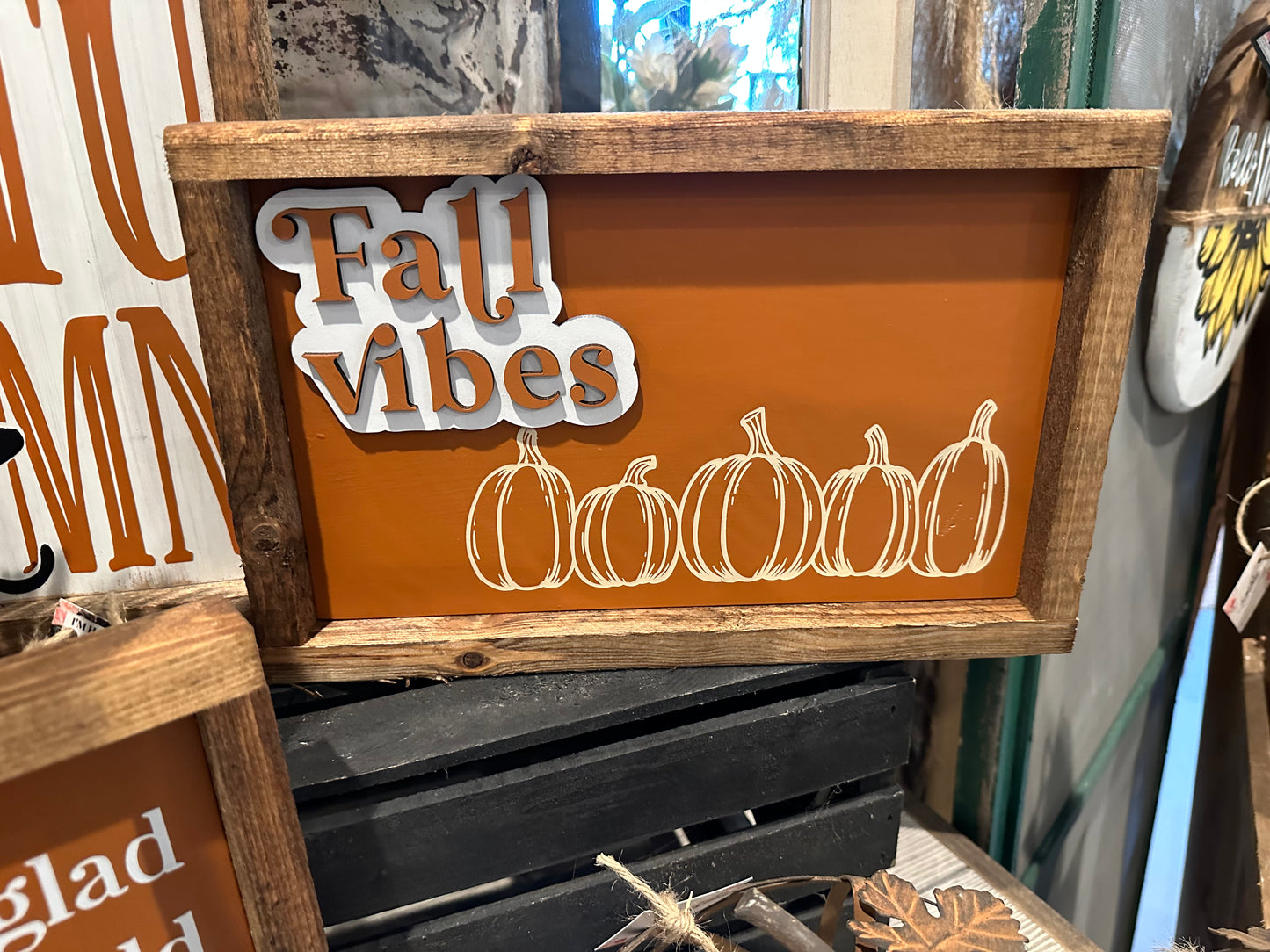 Pumpkin with Fall Vibes Tabletop