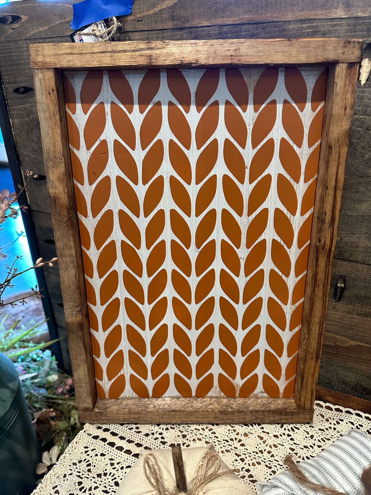 Cable Knit Pattern Sign
