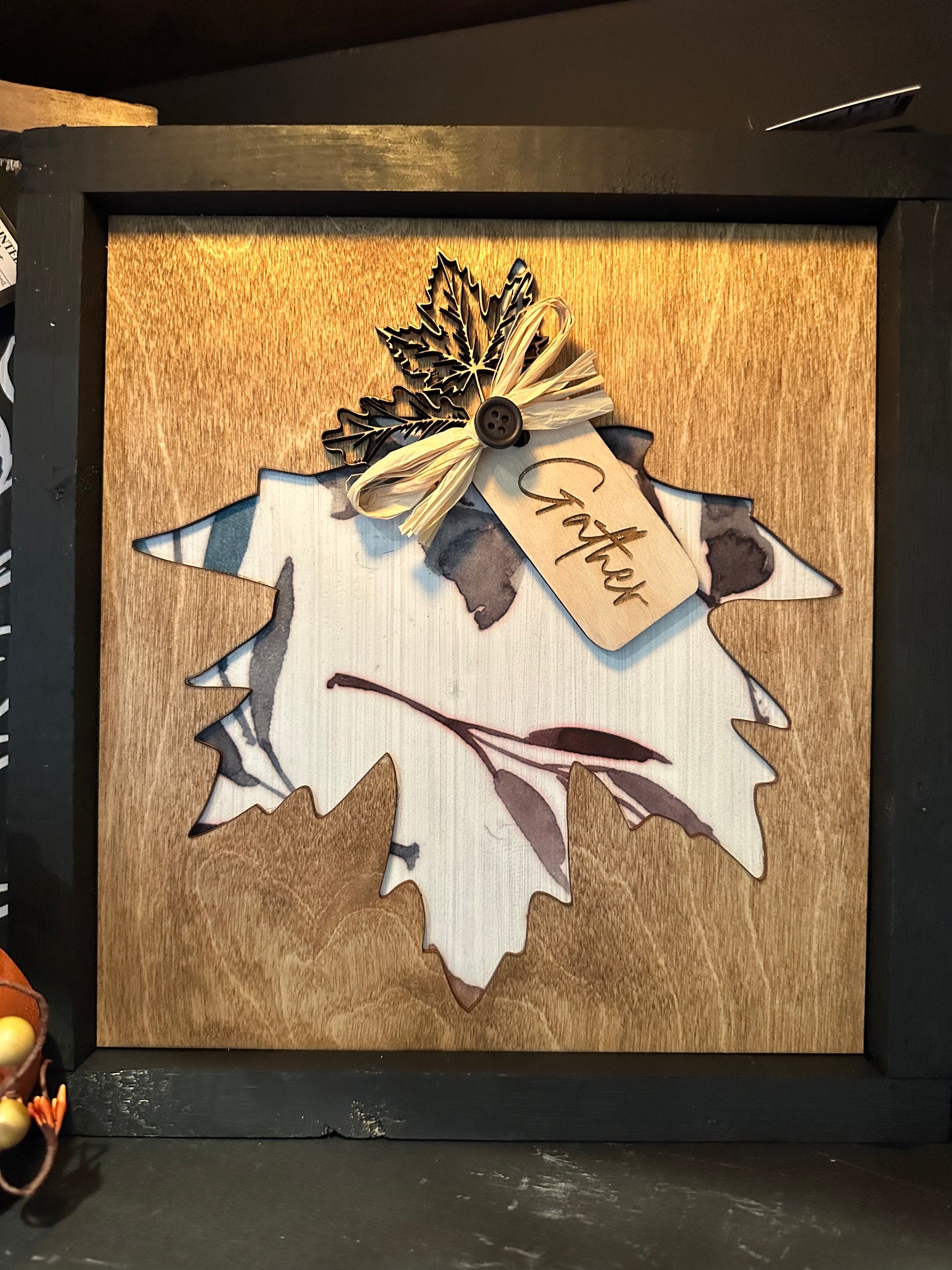 Leaf Cutout Tabletop
