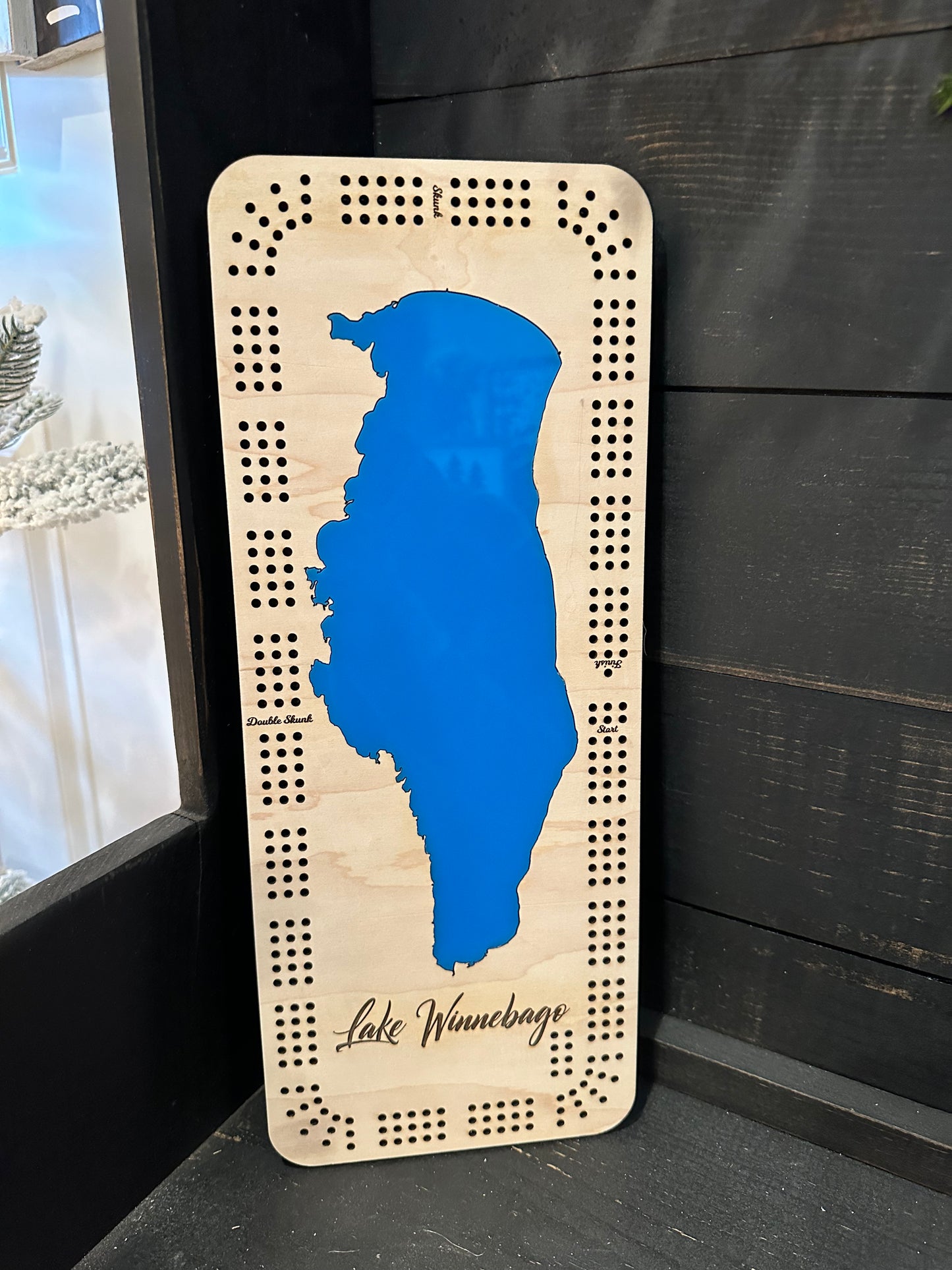 Lake Winnebago Cribbage Board