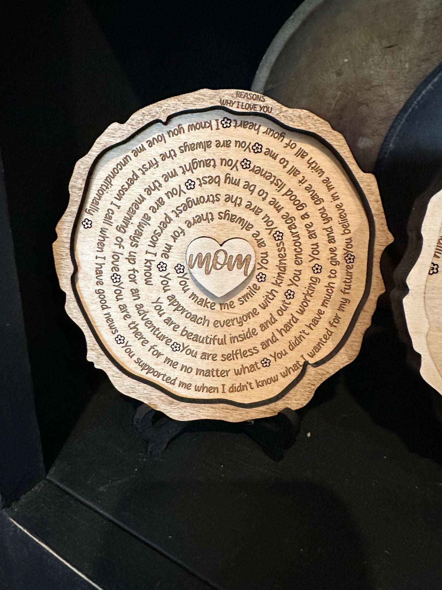 Mom Tree Ring Plaque