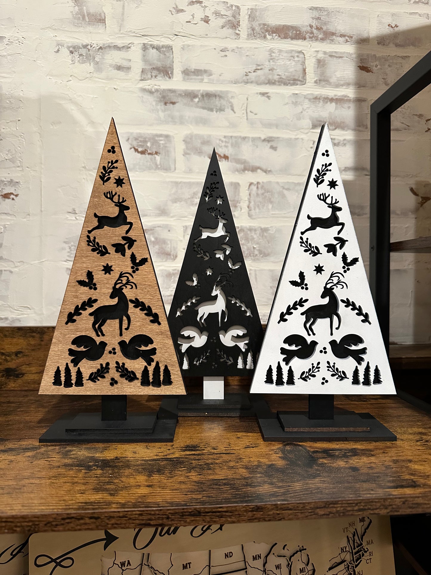 Patterend Lasered Trees