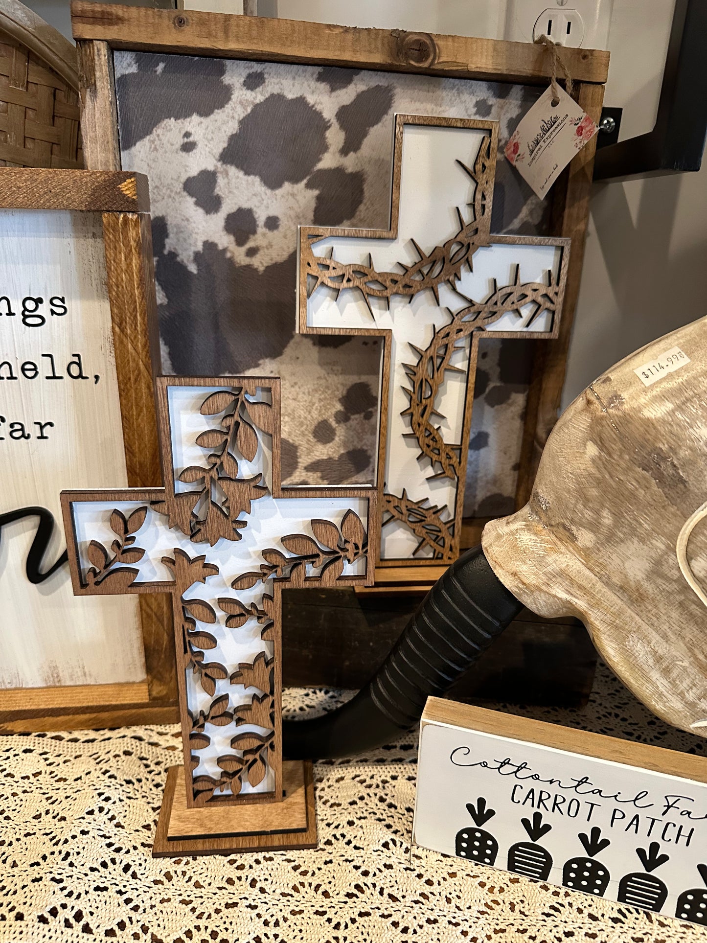 lasered crosses