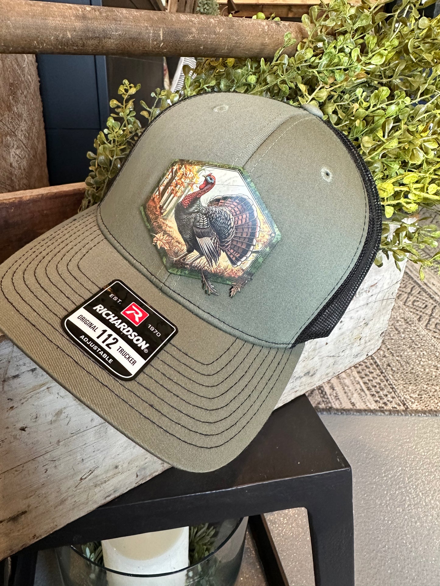 UV turkey patch hat