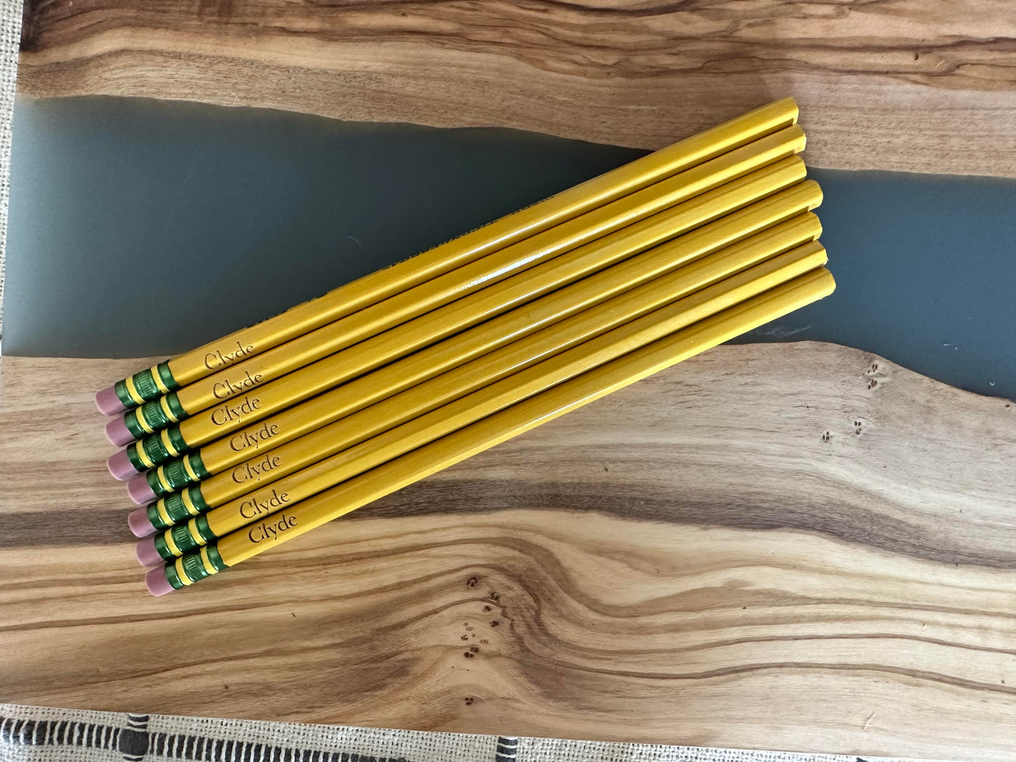 Custom Engraved Ticonderoga Pencils set of 12
