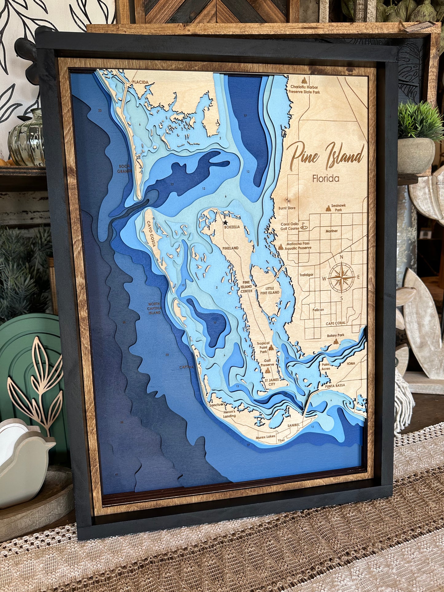 Pine Island Florida topographical Map