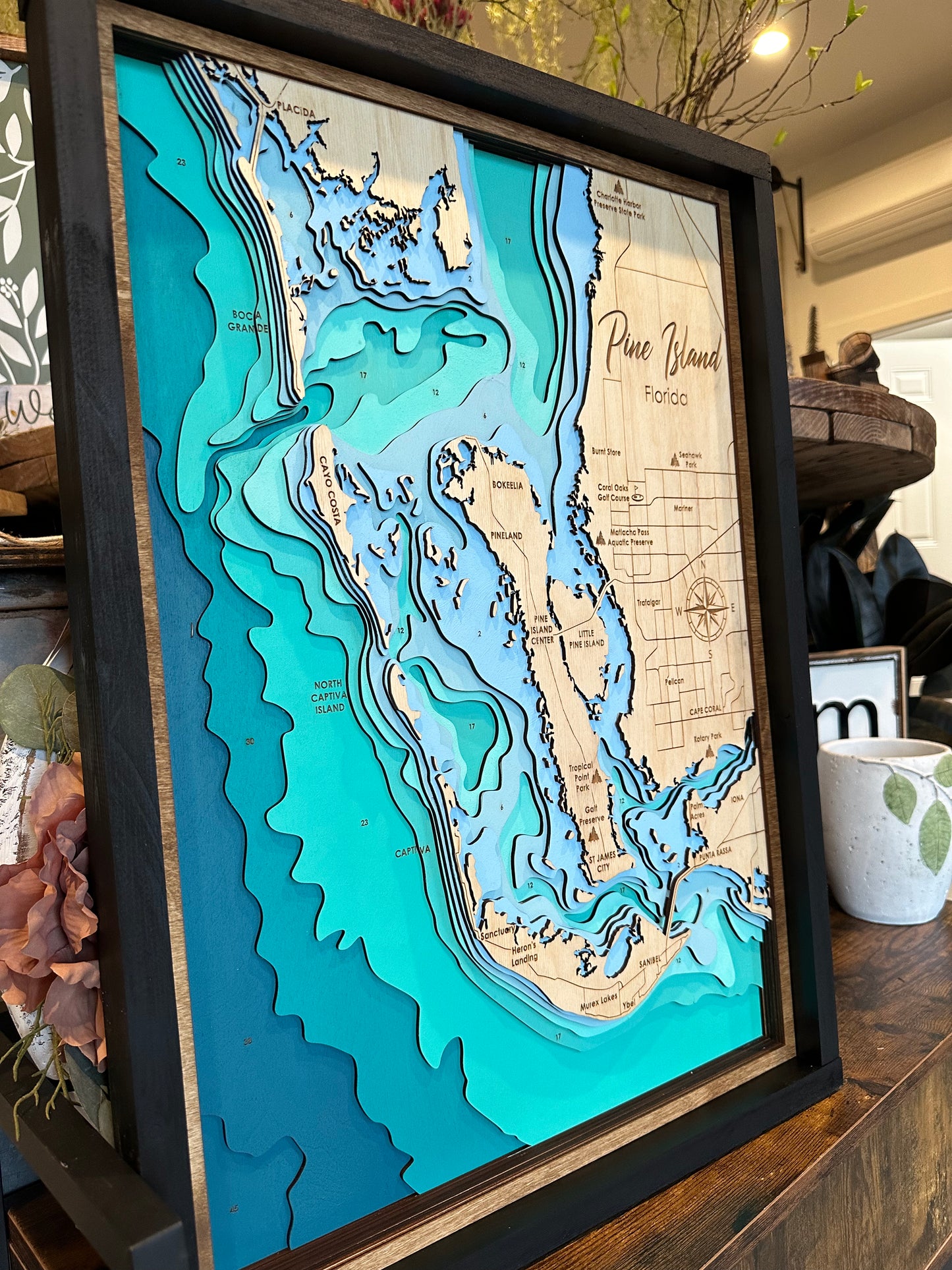 Pine Island Florida topographical Map