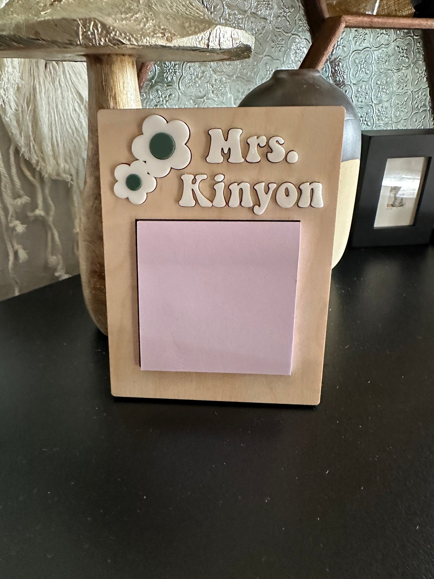 thank you for helping me grow post it holder