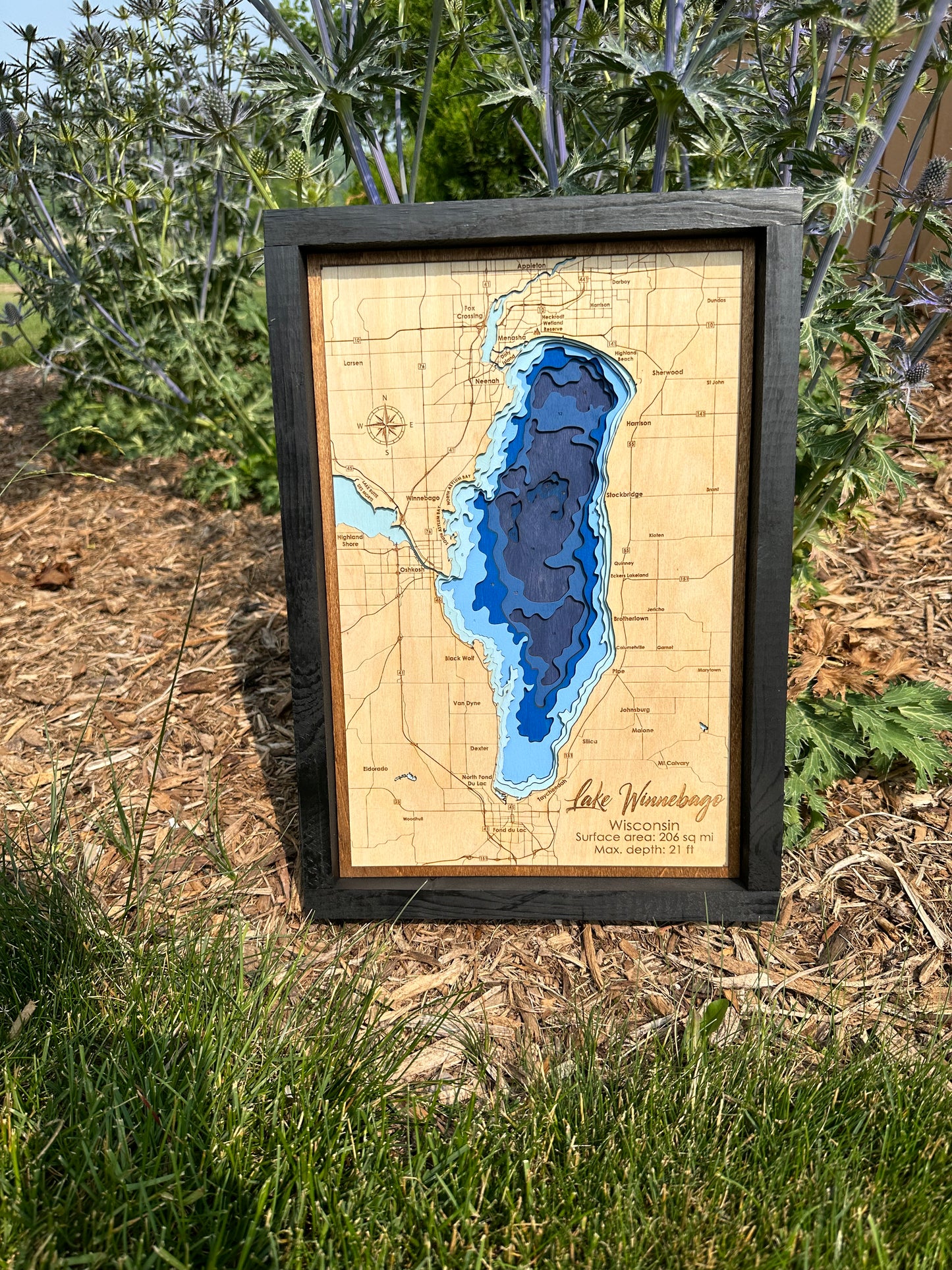 Lake Winnebago Topographical map