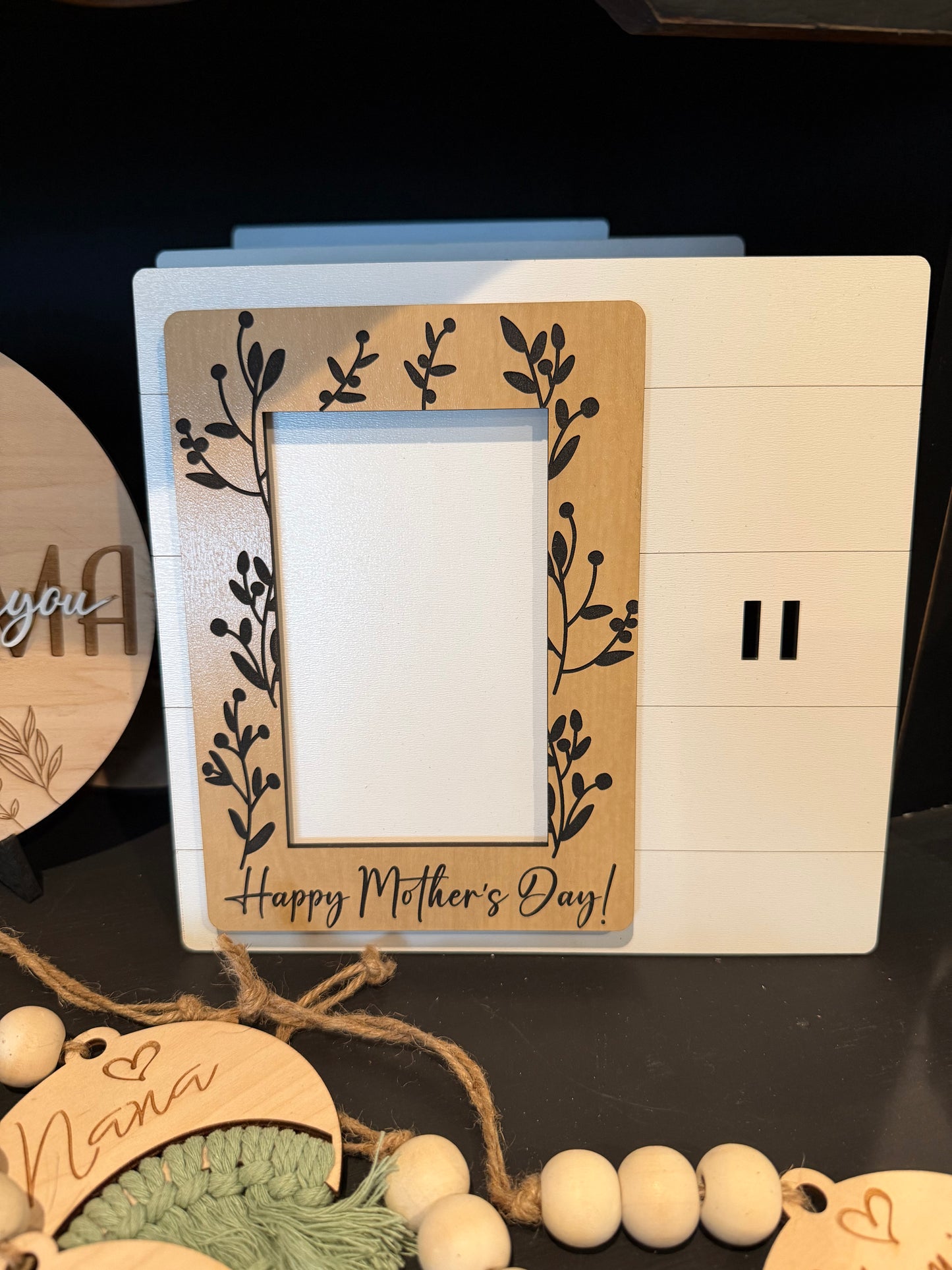 Happy Mother's Day Shiplap Picture Frame