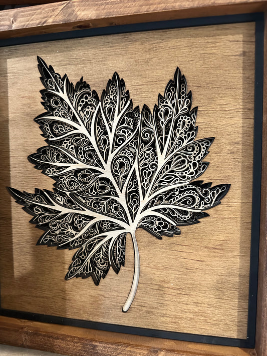3D layered Leaf