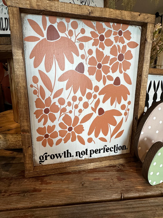 Growth not perfection
