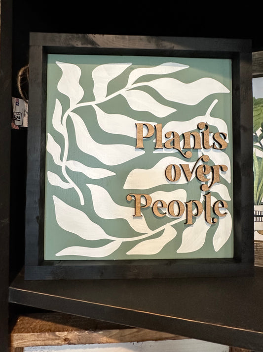 Plants over people