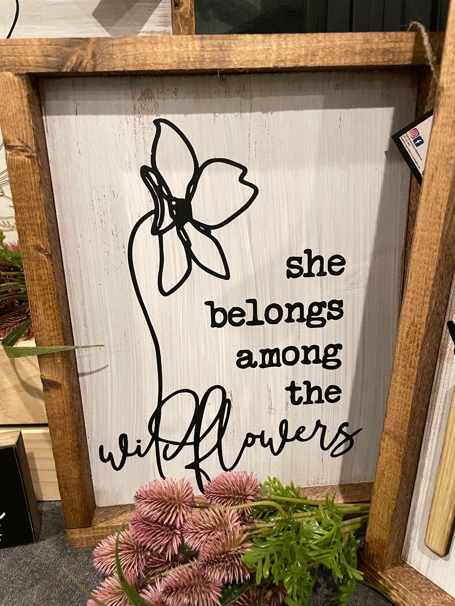 She Belongs among the wildflowers