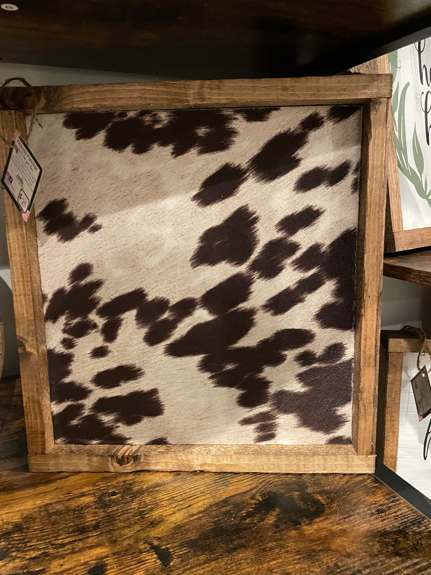 Cowhide accent